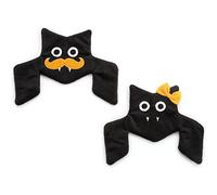 Zanies Juguetes para perros de pata de gallo Crinkle Bats, tiras de clip de 12 piezas