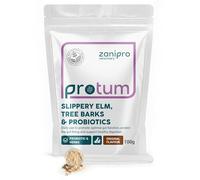 Zanipro Olmo resbaladizo para Perros y Corteza de árbol - 100 g de Polvo con probióticos para Perros y Gatos, raíz de malvavisco para la Salud intestinal y la digestión, Tratamiento del reflujo ácido