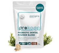 Zanipro - Polvo Dental para Perros y Gatos - Elimina la Placa bacteriana, Algas 100% Naturales para la Limpieza Dental y la prevención de Enfermedades de Las encías, Elimina el Mal Aliento, fórmula p