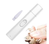 Zankie Archivo de uñas eléctrico para perros, molinillo de la uña de los pies del perro | Archivo de uñas de perros portátiles | Playpers de gatos eléctricos recargables, recortadora de garras de