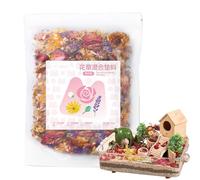 Zankie Lecho para Hámster - Sustrato de Flores Secas 100g para Hámster Control Olores,Aromas Relajantes de Larga Duración Absorción Humedad - para Jaula Interior de Hurón
