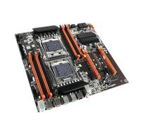 Zankie Placa Base de CPU de computadora,Placa Base de PC de computadora, Placa Base para PC de Doble Canal X99 Placa Base para CPU de 256 GB, PC Mainboard USB 3.0 Placas Base de computadora para