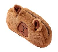 Zankie Portalápices Capybara,Bolsa de lápices de Felpa Capybara - Lindo Estuche para bolígrafos | Neceser de Gran Capacidad de Felpa Capybara, Estuche para bolígrafos, Decoraciones para útiles