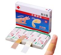 Zankie VENDACIONES ADHESIVOS, VENTAJOS PARA LAS HERURAS | Tiras de aderezo de vendaje adhesivo,Calcomanías de protección de tela flexible 50/100 para cortes y rasguños menores, suministros de cuidado