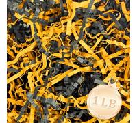 Zankubom Relleno de papel de corte arrugado de 1 libra, ideal para envolver regalos, rellenos de cestas, cumpleaños, envoltura de regalos, aniversario, Halloween, Navidad, fiesta, decoración