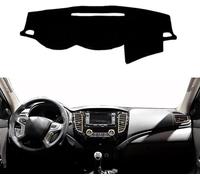 ZanLIn Almohadilla Cubierta Salpicadero de Coche para Mitsubishi L200 2015 2016 2017 2018 2019, Antideslizante Alfombrilla Salpicadero Almohadilla Parasol