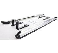 ZanLIn Coche Barra Paso Lateral para Peugeot 5008 2017-2022, Anti Choques Antiarañazos Faldones Laterales Coche Pedales Barra Lateral de Pasos