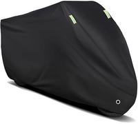 ZanLIn Funda Moto para BMW C600 Sport C650GT C 650 GT, Funda Impermeable para Motocicleta, Motorcycle Cover con Tiras Reflectantes y Hebillas de fijación,Black/C