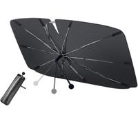 ZanLIn Parasol de Coche Tipo Paraguas para VW ID.4 2024 2025 2026, Parasol para Parabrisas Delantero Protección UV y Solar Parasol Paraguas