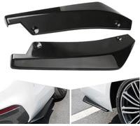 ZanLIn Protector De Esquina del Parachoques Trasero de Coche para Seat MII Electric 2019 2020 2021, Faldón Lateral Protector Borde Labio Parachoques Trasero,Black/A