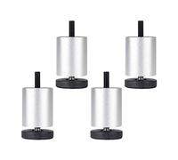 Zanotva 4X Patas para Muebles, Patas De Mesa, Patas De Sofá, Supporting Foot, Rosca M8 (Métrica 8 Mm), Adecuado para Pies De Gabinete, Armario, Cama (Size : 6cm/2.4in)