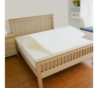 Zanotva Cubrecolchón de Espuma de Alta Densidad de 1 ", 2", 3 "y 4", Acolchado Individual/Doble/Queen/King for Suelo de Cama Tatami, cubrecama(Soft,1" Thick - 71"x79")