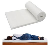 Zanotva Cubrecolchón de Espuma de Alta Densidad de 1", 2", 3" y 4" de Espesor for Cama Individual/Doble/Queen/King, reemplazo de colchón for litera RV(Firm,4" Thick - 59"x79")