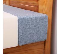Zanotva Relleno de Espacio for Cama de 71 Pulgadas de Largo, Extensor de colchón for Espacio en la cabecera, Espaciador de Grietas Entre el colchón y la Pared(Blue,71x10x6 in)