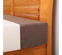 Zanotva Relleno de Espacio for Cama de 71 Pulgadas de Largo, Extensor de colchón for Espacio en la cabecera, Espaciador de Grietas Entre el colchón y la Pared(Brown,71x12x6 in)