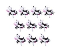 Zanthicia 10 piezas de globos de dibujos animados aluminio en forma animal casa globo decoración habitación Kit arreglo foto Props bebé, Vaca