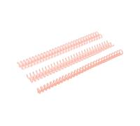Zanthicia 10 unids/set plástico 30 agujeros carpetas de hojas sueltas papeles limpio y ordenado plástico 30 agujeros carpetas de hojas sueltas anillo, Rosa intenso + 10 piezas
