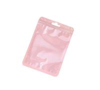 Zanthicia 100 Unids Bolsas Bolsas Embalaje Macaron Joyería Sellado Almacenamiento Transparente Pendiente Exhibición Moda Cutely, Rosa