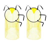 Zanthicia 2 unids/Set de Red de portería fútbol Amplia aplicación Hecha con poliéster Plegable y portátil para portería fútbol