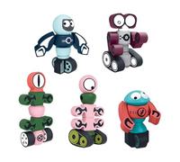 Zanthicia 5 unids/Set de Bloques de construcción magnéticos para Entrenamiento Cerebral, Juegos Divertidos para niños creativos, Robot magnético ABS, Juguetes, Regalos Maravillosos