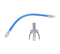 Zanthicia Acoplador de grasa de liberación rápida con mango doble y boquilla presión que ayuda a lubricar eficazmente los engranajes las máquinas herramienta. Engrasa el acoplador con mango doble