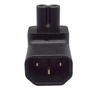 Zanthicia Adaptador de Corriente IEC320 C14 a C7, Conector Macho C14 en ángulo a Hembra C7, Ligero y Duradero, para electrodomésticos, Conector Macho de 3 Pines, Hembra 8.
