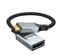 Zanthicia Adaptador de vídeo portátil compatible con convertidor de cable Compatible con audio Adaptadores accesorios Mini multifunción digital, Tipo 1