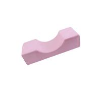 Zanthicia Almohada de pestañas de injerto suave, comodidad ligera para una fácil aplicación, almohada pestañas soporte para el cuello terciopelo Coral, Rosa
