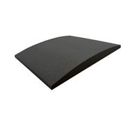 Zanthicia Almohadilla de soporte curva para reparación de hundimientos asientos muebles, restauración rápida y cómoda con espuma flexible para cualquier sofá o silla, Negro, 50.5 x 50.5 cm