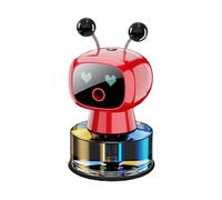 Zanthicia Ambientador para coche con Control inteligente AI, eliminación de olores, fácil Control de cuatro velocidades, ambientador ABS, Perfume para coche, Rojo - Hilton