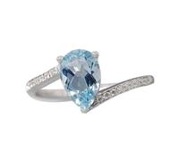 Zanthicia Anillo de mujer con forma de lágrima y gota de agua vibrante. Elegante anillo de bodas y joyería de compromiso. Una joya llamativa que destaca entre la multitud