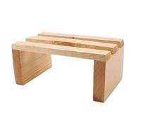 Zanthicia Banco de sofá, reposapiés, Cubo de baño, Taburete para Madera para pedicura, Tienda para Adultos, Beige