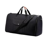 Zanthicia Bolsas de Lona para Ropa Correa de Hombro Ajustable y versátil Viaje fácilmente con organización Sin Problemas de Arrugas en Todas Las Ocasiones Mujeres Que viajan, Negro, 57x26x32cm