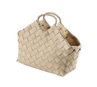 Zanthicia Bolsos versátiles Tejidos a Mano con asa para Playa y Verano. Combinan amplitud y Elegancia con un Toque Retro Chino. Bolso de Mano Tipo Cesta para Dulces. Cesta de Almacenamiento Tejida.
