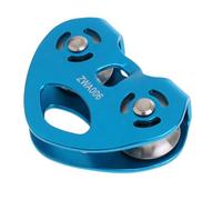 Zanthicia Cable Zip Line, polea de Ruedas, poleas de Doble Velocidad para montañismo, Accesorios para Exteriores, Suministros para Deportes Extremos, Fuerza 25KN