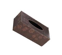 Zanthicia Caja de pañuelos resistente a desgarros para dormitorio, oficina, amplia aplicación y costuras finas, caja de pañuelos cuero para coche, elegante, Escribe un, l