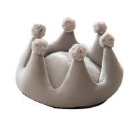 Zanthicia Cama de Felpa para Gatos, Suave y acogedora, para Gatos y Perros pequeños. Ofrece Calidez y Confort, un Lugar cálido y Confortable para Descansar. Nido para Dormir para Perros y Hecho de