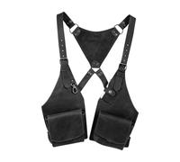 Zanthicia Cartera de Viaje versátil con Correa para el Hombro Ajustable Junto con Bolso de Hombro para Las Axilas para Que Todos los días Sean cómodos y cómodos. Cartera con, Negro, 17.5 x 12.5 cm