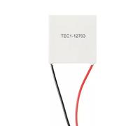 Zanthicia Chip de enfriamiento termoeléctrico confiable TEC1-12706 para una disipación de calor eficiente Enfriador termoeléctrico Cerámica Peltier, doce mil setecientos tres
