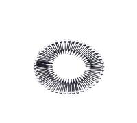 Zanthicia Clips para peine de peluca en U, accesorios para pelucas, peines de alambre, suministros estilo a juego coloridos mano, accesorio, Negro/diamantes imitación