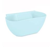 Zanthicia Colgante de pared elegante y práctico para su entrada hecho de Material PP respetuoso con el medio cubo basura colgante ABS, Azul nórdico, 28 * 14 * 11cm