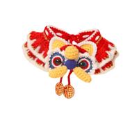 Zanthicia Collar de Gato, Bufanda, Disfraz para Fiestas, Divertido Collar Ajustable Que Hace Que Las Mascotas destaquen Durante Las Celebraciones Festivas, de