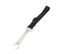 Zanthicia Collar para Mascotas, portátil, Reutilizable, reemplazo Universal, Resistente, Ajustable, para Acampar, Jugar, Remolque, Gargantilla, Accesorios, Nailon Negro