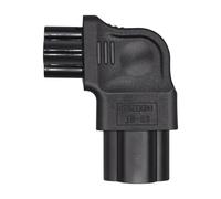 Zanthicia Conector IEC 320 C6 a receptáculo C5. Adaptador de Corriente versátil, Adecuado para Aplicaciones UPS y PDU. Conector de conversión C6 3 Pines a C5 3 Orificios. Toma UPS.