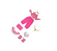 Zanthicia Conjunto de traje de danza del vientre con top y pantalón halter. Vístete con cuentas brillantes y detalles brillantes para espectáculos cautivadores. Traje danza india con lentejuelas.