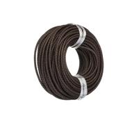 Zanthicia Cordón trenzado atemporal. Lujoso cordón trenzado de cuero para pulseras y joyería. Fabricado con una excelente textura y consistencia. Cada se trenza en máquinas italianas de precisión.
