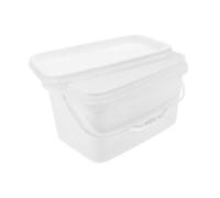 Zanthicia Cubo de pintura ligero y práctico para mezclar pintura y pigmentos. Incluye un cubo resistente y una tapa que garantiza su funcionalidad en casa o en el trabajo.