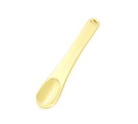 Zanthicia Cuchara para mascarilla facial respetuosa con el medio para usuarios respetuosos con el medio espátula de maquillaje de Metal práctica y práctica, Oro