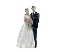 Zanthicia Decoración de tartas para novia, novio, estatuilla de resina para casarse, herramienta decoración boda, soporte para manualidades, para el hogar para parejas, Escribe un