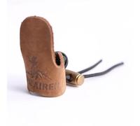 Zanthicia Dedos con Estilo Mientras practicas Tiro con Protector de Dedos de Cuero para precisión. El Protector marrón Mejora la protección Tus Durante el Entrenamiento Gracias a su Elegante